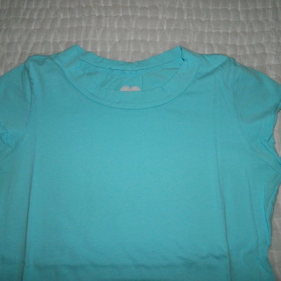Beau & Eros Turquoise Tee Cap Sleeve - Picture 3 of 5